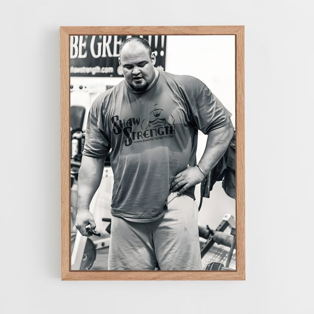 Poster Brian de shaw – affiche Powerlifting (vue 4)